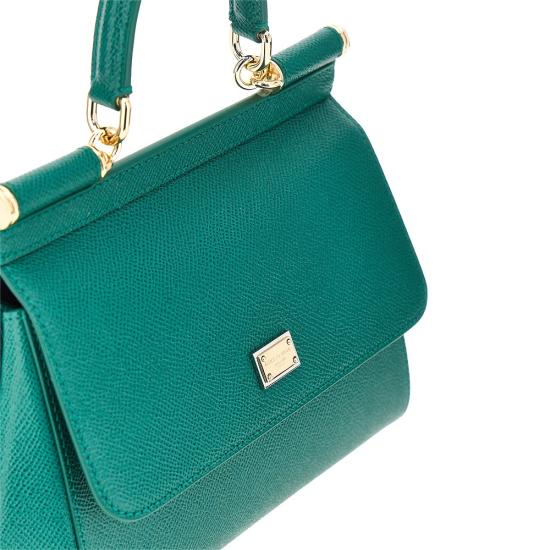 26FW 돌체앤가바나 미디움 시실리 핸드백 BB6003B1001 Green - DOLCE & GABBANA