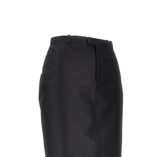 26FW 구찌 미디 스커트 865111ZAU9E Black - GUCCI
