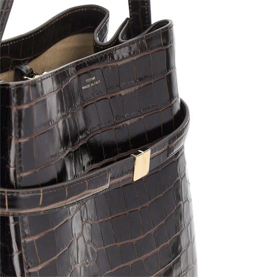 26FW 토템 토트백 244 WAL0048 LE0076 Brown - TOTEME