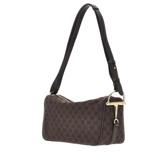 26FW 구찌 하프 홀스빗 미디엄 숄더백 860787FAFV2 Brown - GUCCI
