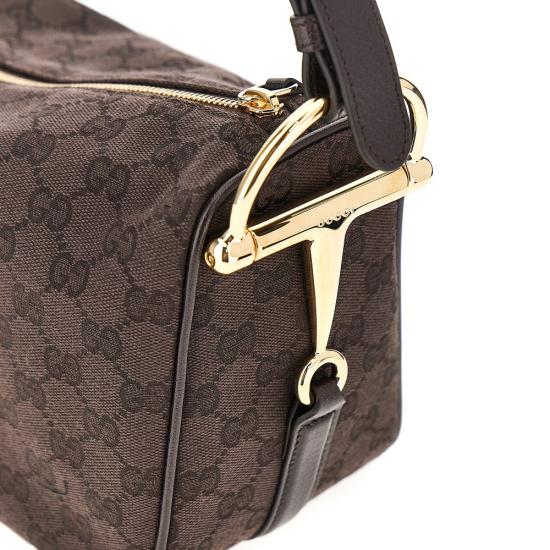 26FW 구찌 하프 홀스빗 미디엄 숄더백 860787FAFV2 Brown - GUCCI