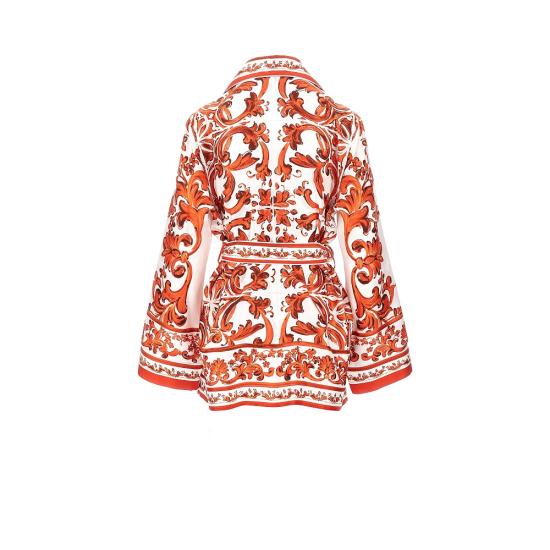 26FW 돌체앤가바나 블라우스 F5Q03TGDDRE Orange - DOLCE & GABBANA