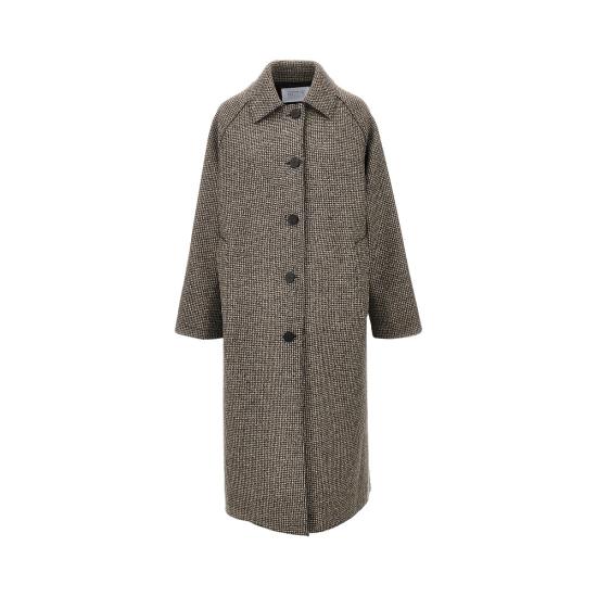 26FW 해리스와프런던 코트 AA1424MHF Brown