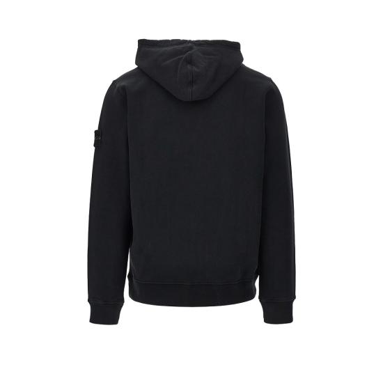 26FW 스톤 아일랜드 오가닉 코튼 플리스 후드 오가닉 코튼 플리스 후드 L2S156100048S0A20 Black - STONE ISLAND