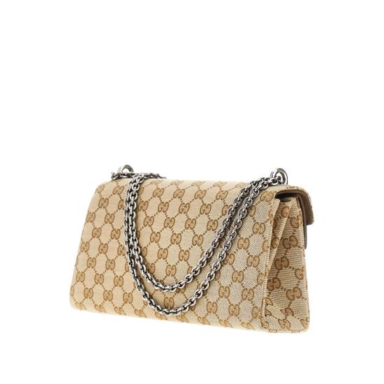 26FW 구찌 GG 패브릭 디오니소스 숄더백 874735FAF7S Beige - GUCCI