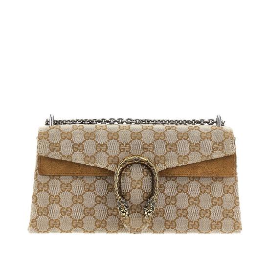 26FW 구찌 GG 패브릭 디오니소스 숄더백 874735FAF7S Beige
