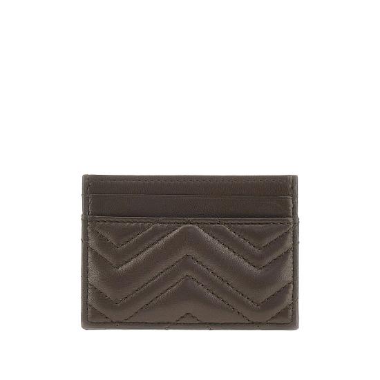 26FW 구찌 GG 마몽 카드지갑 구찌 443127AAGUV Brown - GUCCI