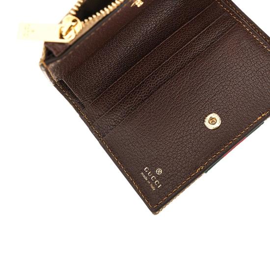 26FW 구찌 웹 스몰 사이즈 지갑 웹 스몰 사이즈 지갑 876045FAF8R Beige - GUCCI