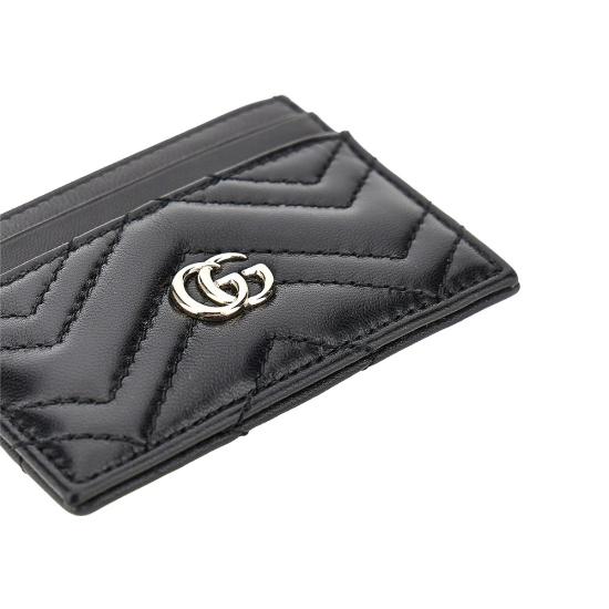 26FW 구찌 GG 마몽 카드지갑 구찌 443127AAFAX Black - GUCCI