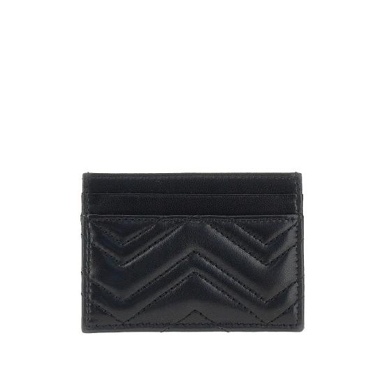 26FW 구찌 GG 마몽 카드지갑 구찌 443127AAFAX Black - GUCCI