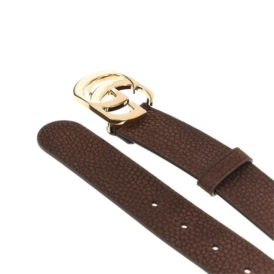 26FW 구찌 가죽 벨트 874724AAGRV Brown - GUCCI
