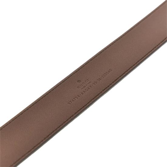 26FW 구찌 가죽 벨트 874724AAGRV Brown - GUCCI