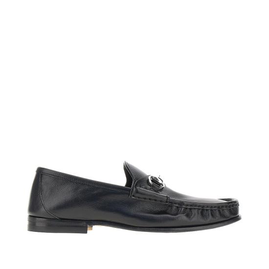 26FW 구찌 루가노 가죽 로퍼 871668AAF3Q Black