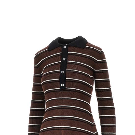26FW 가니 숏 원피스 A1030660 Brown - GANNI