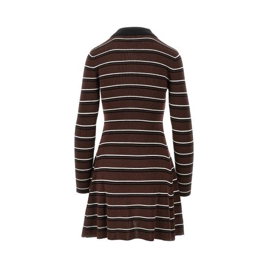 26FW 가니 숏 원피스 A1030660 Brown - GANNI