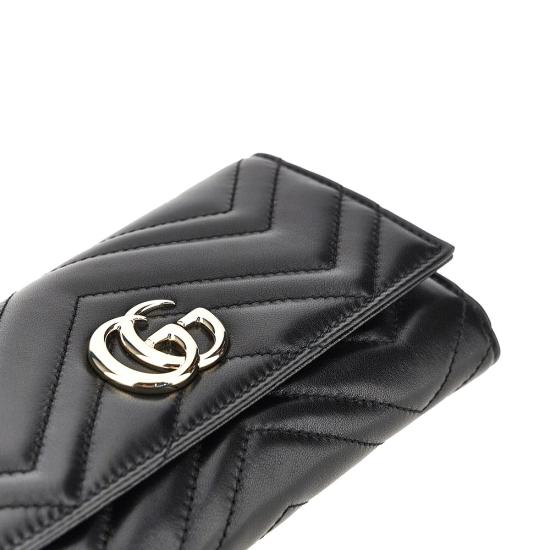 26FW 구찌 지갑 443436AAFAX Black - GUCCI