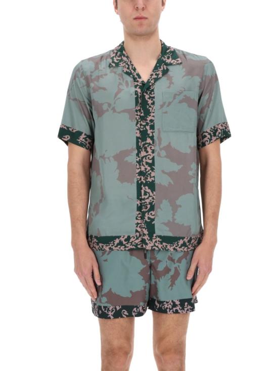 26SS 드리스 반 노튼 반팔 셔츠 020742 3082508 Green - DRIES VAN NOTEN