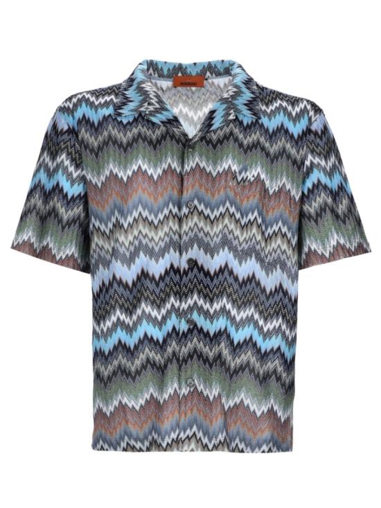 26SS 미소니 반팔 셔츠 US26SJ03 BR014TS91RM Multicolor