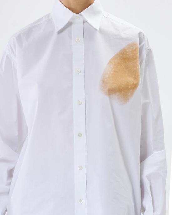 25FW 모스키노 셔츠 0206 5531 1001 BIANCO MULTI - MOSCHINO