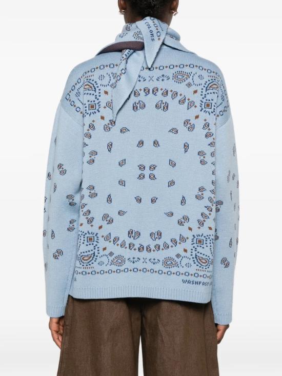 26FW 알라누이 터틀넥 LWHE075E26KNI0014284 Light Blue - ALANUI