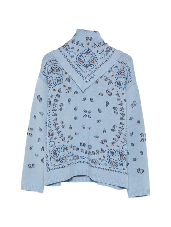 26FW 알라누이 터틀넥 LWHE075E26KNI0014284 Light Blue