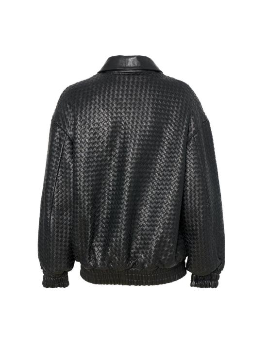 26FW 마노키 가죽 자켓 A0070005 BLACK - MANOKHI