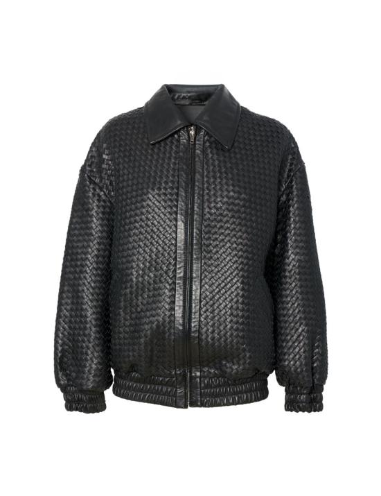 26FW 마노키 가죽 자켓 A0070005 BLACK