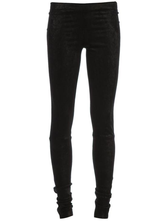 26FW 스툴스 레깅스 CAROLYNLEATHER BLACK