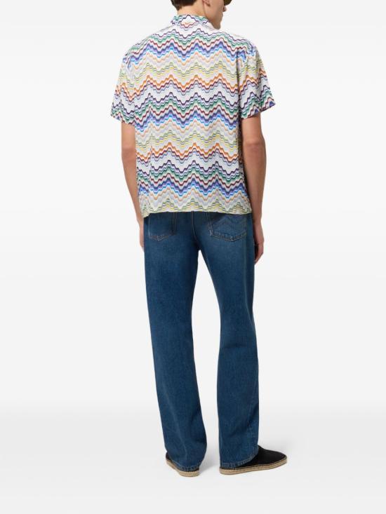 26FW 미소니 반팔 셔츠 BS26WJ00BW012I SMSP9 Multicolor - MISSONI