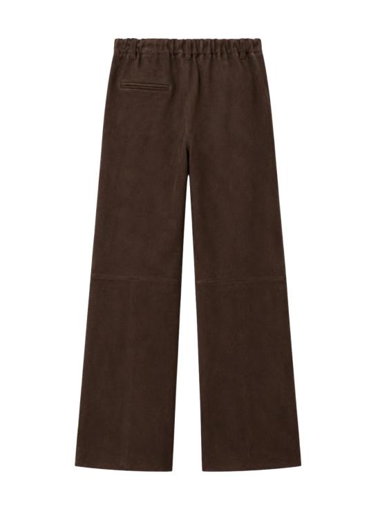 26FW 스툴스 스트레이트 팬츠 OSWALDSUEDE CASTOR Brown - STOULS