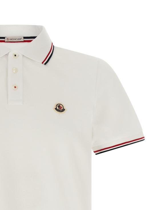 26FW 몽클레어 폴로 티셔츠 L20918A7030084556001 White - MONCLER