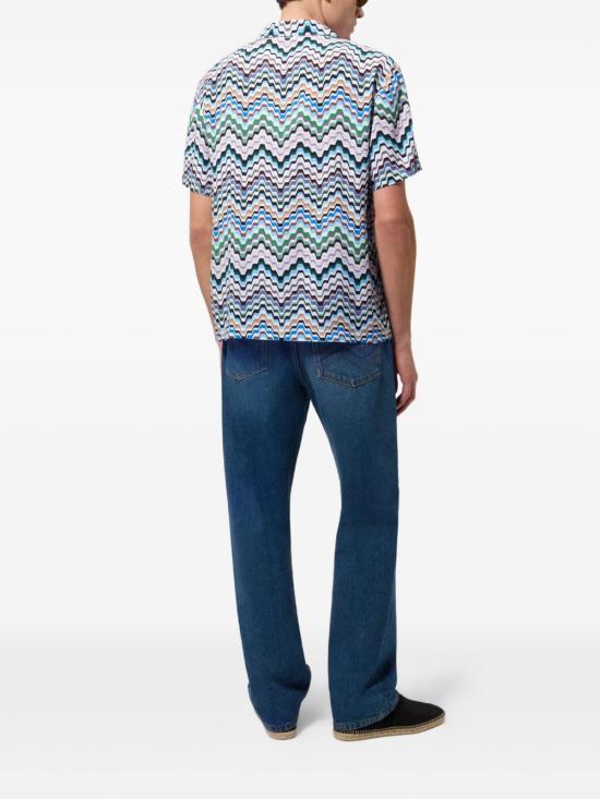 26FW 미소니 반팔 셔츠 BS26WJ00BW012I SMSP8 Multicolor - MISSONI