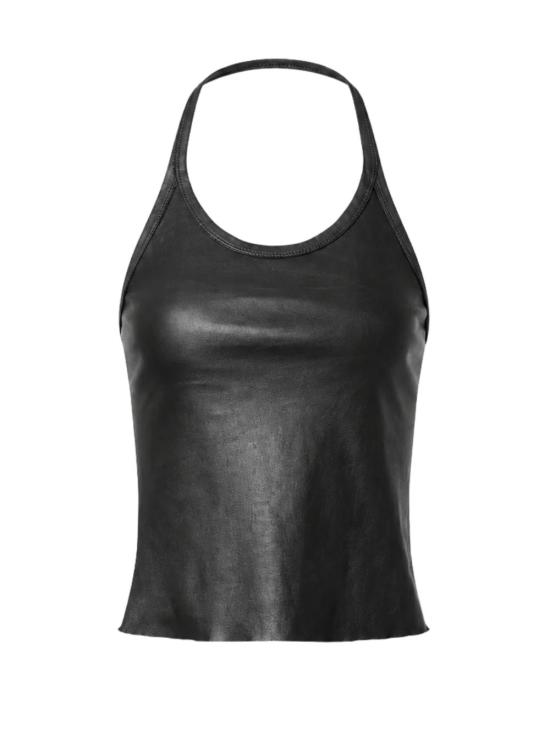 26FW 스툴스 민소매 티셔츠 CHERRYLEATHER NOIR Black