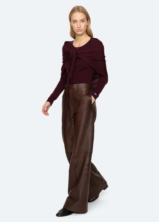  씨뉴욕 긴팔 티셔츠 AW26 023 PURPLE - SEA NY
