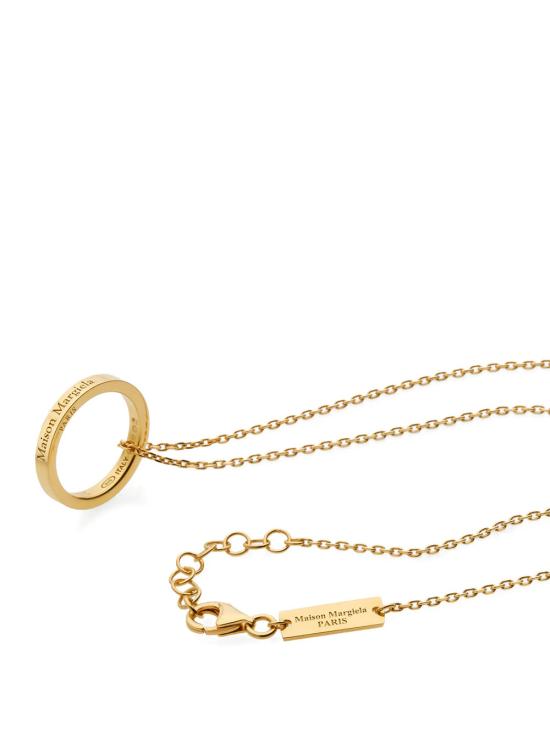 26FW 마르지엘라 목걸이/팬던트 SM1UU0066 P8865 202 POLISHED YELLOW GOLD PLATING - MAISON MARGIELA