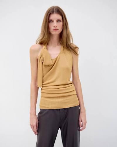 26SS 라미아 라가 블라우스 SS26KN04GLD GLD GOLD