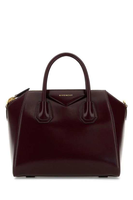 26FW 지방시 박스 레더 스몰 안티고나 백 BB5149B13A 604 BURGUNDY