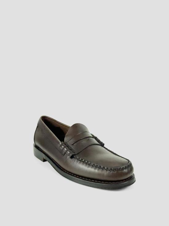 26FW 지에이치 바스앤코 로퍼 BA11081 OCH CHOCOLATE LEATHER - G.H. BASS & CO.