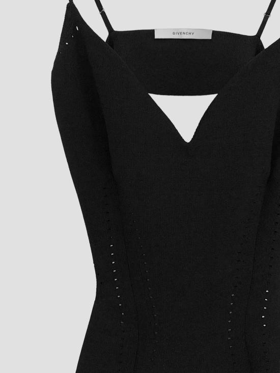 26FW 지방시 롱 원피스 BW23104ZTH 001 BLACK - GIVENCHY