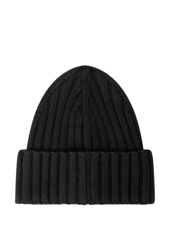 26FW 몽클레어 로고 울 비니 로고 울 비니 L20933B00036A9327 999 NERO - MONCLER