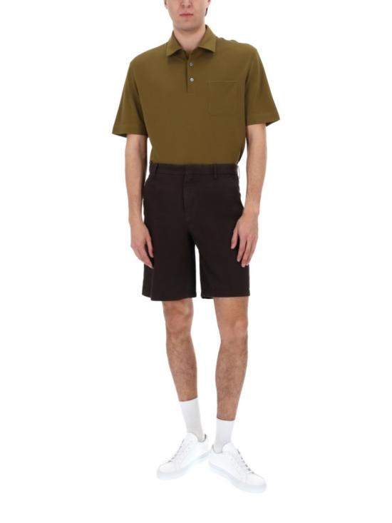  에르메네질도제냐 숏팬츠 UHI37A3 TB17M09R Brown - ERMENEGILDO ZEGNA