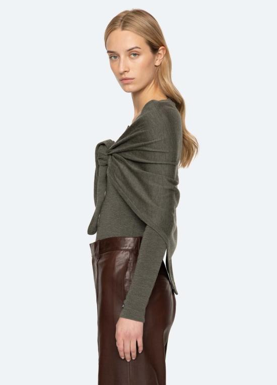  씨뉴욕 긴팔 티셔츠 AW26 023 GREEN - SEA NY