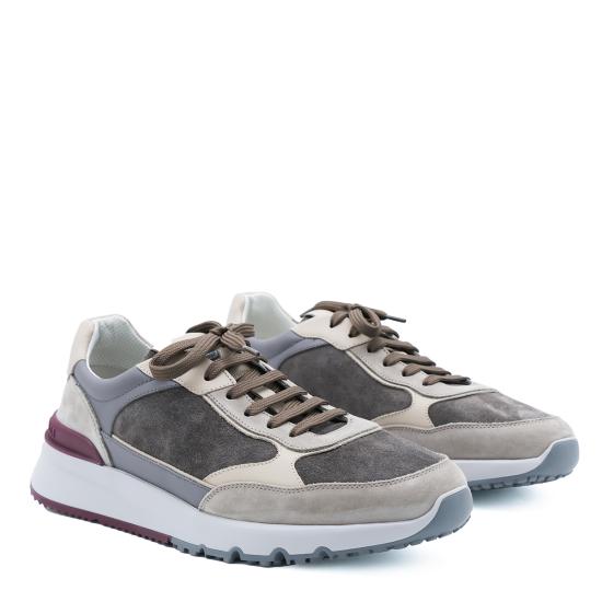 26FW 브루넬로 쿠치넬리 스니커즈 MZUSNEO355 CYR60 DARK GREY - BRUNELLO CUCINELLI