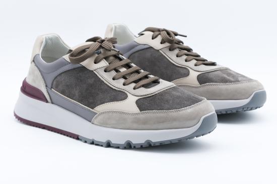 26FW 브루넬로 쿠치넬리 스니커즈 MZUSNEO355 CYR60 DARK GREY - BRUNELLO CUCINELLI