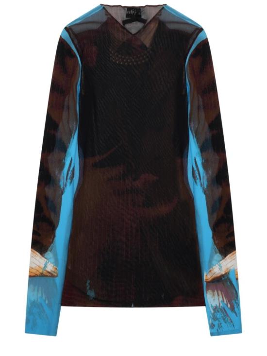 26SS 장 폴 고티에 긴팔 티셔츠 TO458 M027P90 Multicolor - JEAN PAUL GAULTIER
