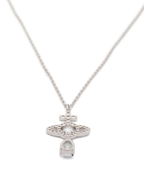 26SS 비비안웨스트우드 ORB 크리스탈 목걸이 ORB 크리스탈 목걸이 630203IB P102 Silver - VIVIENNE WESTWOOD