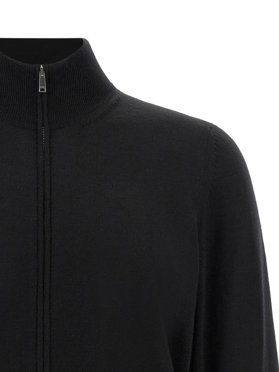 26FW 휴고보스 집업 니트 50566344001 Black - HUGO BOSS