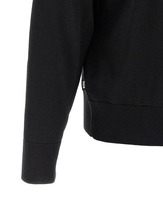 26FW 휴고보스 집업 니트 50566344001 Black - HUGO BOSS