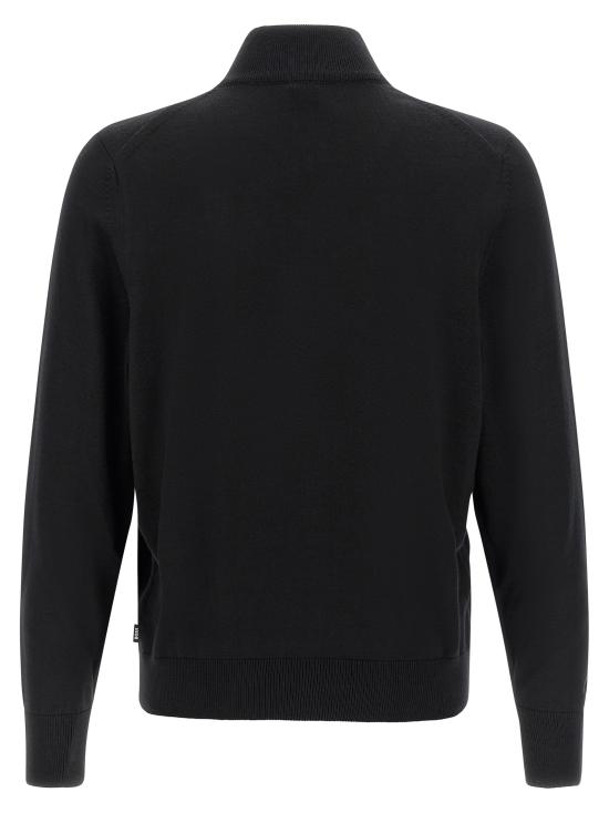 26FW 휴고보스 집업 니트 50566344001 Black - HUGO BOSS