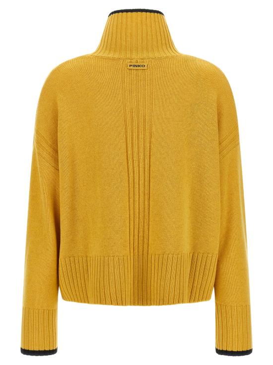 26FW 핑코 터틀넥 105446A3G1H61 Yellow - PINKO